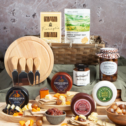Main image of Luxury Cheeseboard Gift Hamper, a luxury gift hamper from hampers.com UK