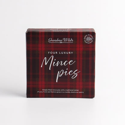 215g Alcohol-free Traditional Mince Pies by Grandma Wild’s
