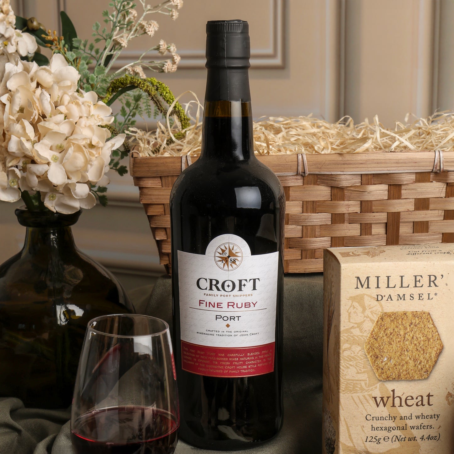 Luxury Port & Cheese Hamper