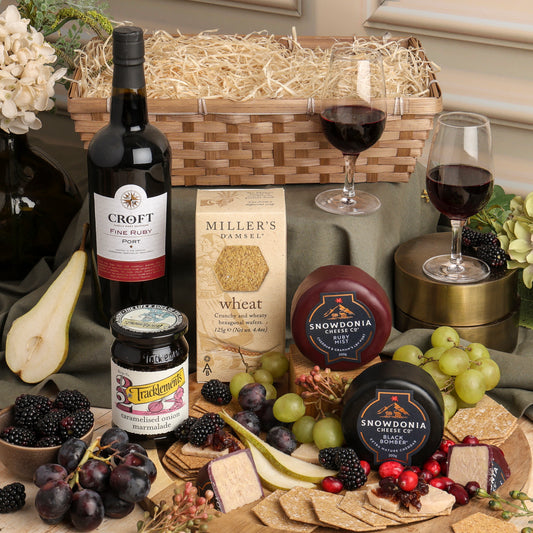 Luxury Port & Cheese Hamper