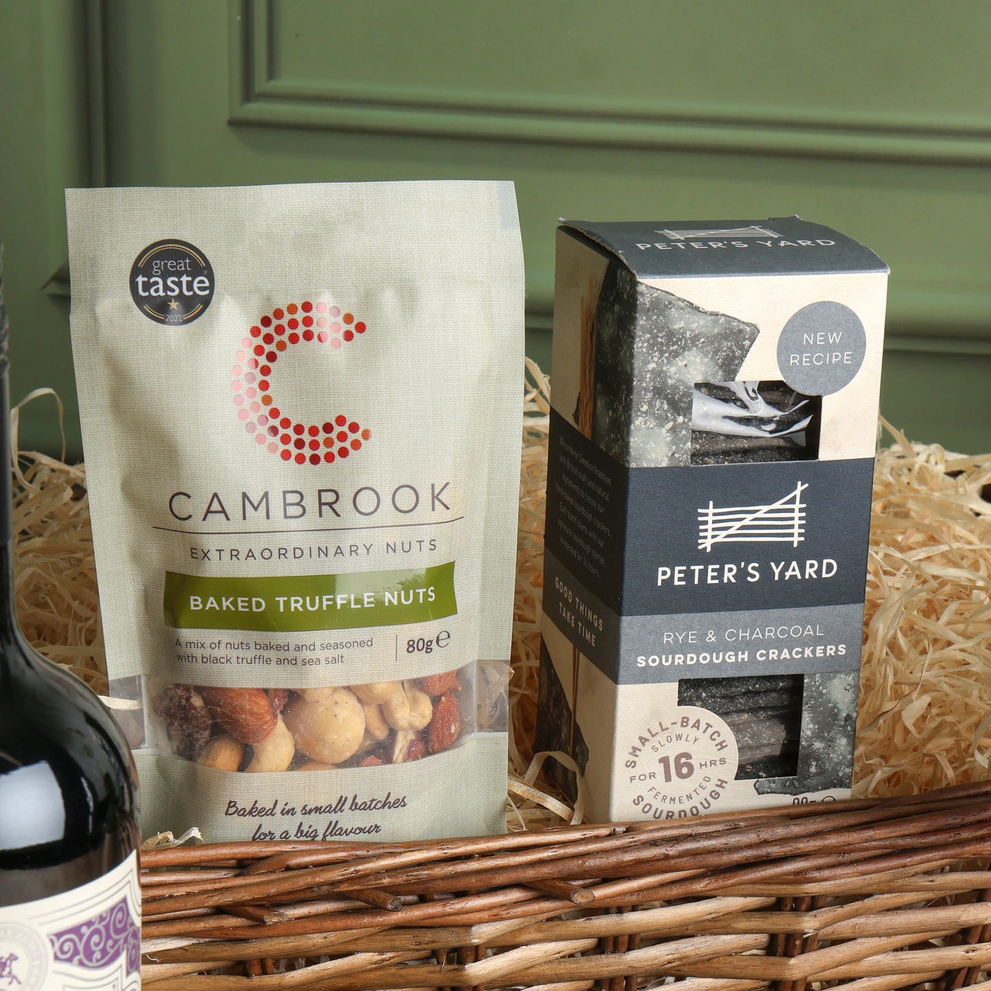 Image of Luxury Wine Cheese and Rillette Hamper, a luxury gift hamper from hampers.com UK
