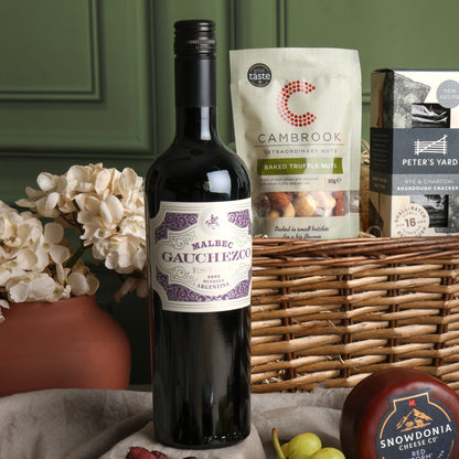 Luxury Wine, Cheese and Rillette Hamper