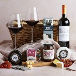 Truffle Cheese and Wine Hamper Gift for Father's Day