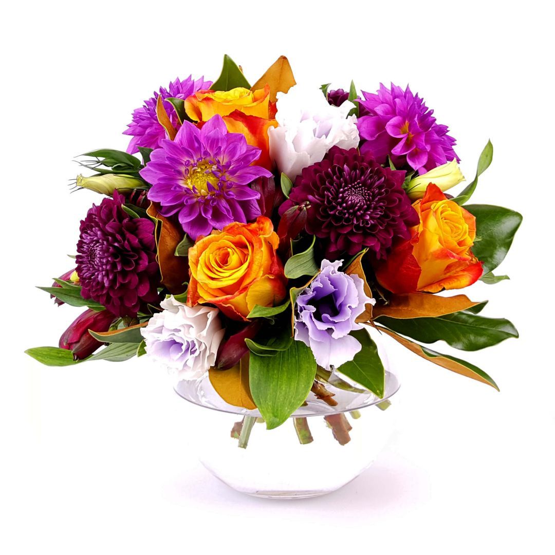 Colourful Posy in a Vase