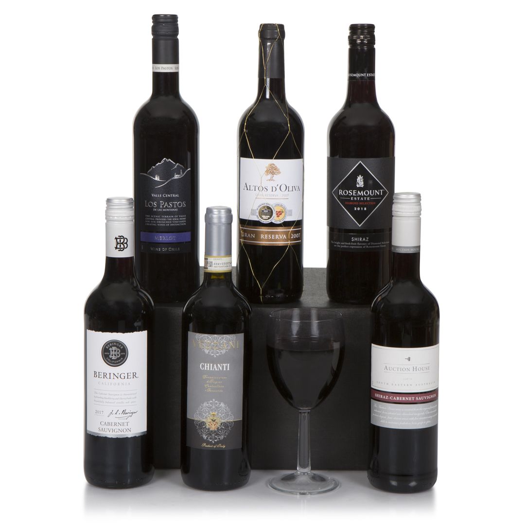 Six Bottle Red Wine Selection
