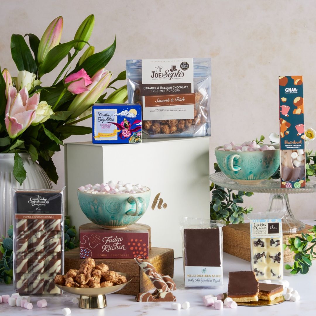 Main image of The Classic Chocolate Hamper, a luxury gift hamper from hampers.com UK