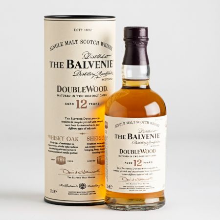 20cl The Balvenie Double wood 12 year whisky, part of luxury gift hampers at hampers.com