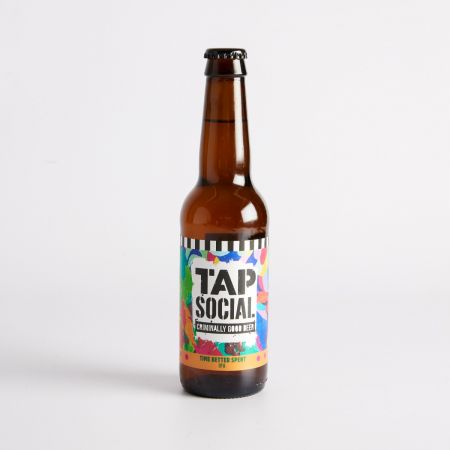 330ml 'Time Better Spent' Criminally Good IPA by Tap Social, part of luxury gift hampers at hampers.com