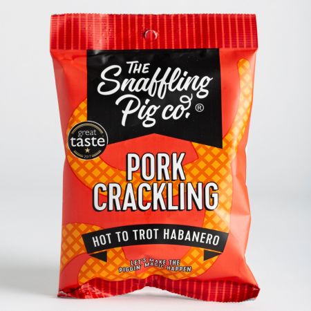 45g Snaffling Pig Hot to Trot Pork Crackling