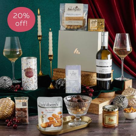 Main image of The Let it Snow Christmas Hamper, a luxury Christmas gift hamper at hampers.com UK