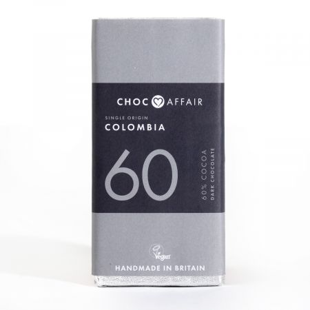 Choc Affair Columbian 60% Dark Chocolate Bar