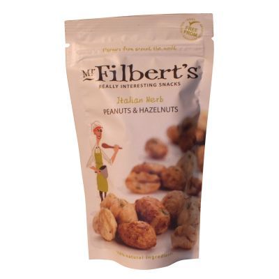 Mr Filberts Italian Herb Peanuts & Hazels 120g