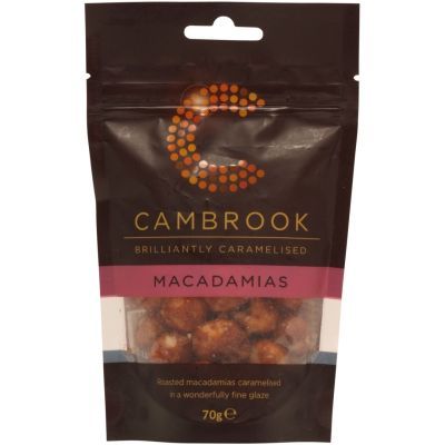 Cambrook Caramelised Macadamias 70g