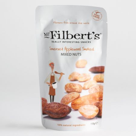 100g Somerset Applewood Smoked Mixed Nuts by Mr. Filberts