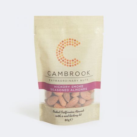80g Cambrook Hickory Smoked Almonds