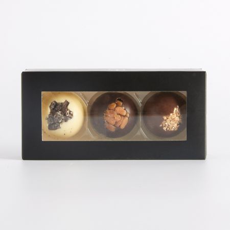 54g Three Luxury Chocolate Domes by The Cambridge Confectionary Company 