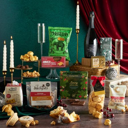 Main image of The Treat the Team Festive Hamper for One, a luxury Christmas gift hamper at hampers.com UK