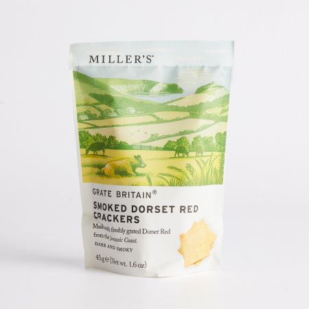45g Grate Britian Smoked Dorset Red Crackers Pouch by Miller's