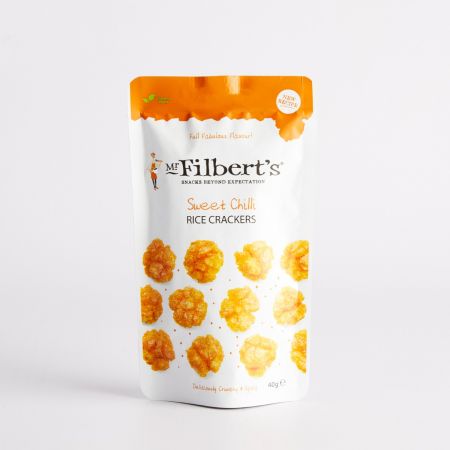 40g Sweet Chilli Rice Crackers by Mr Filbert's