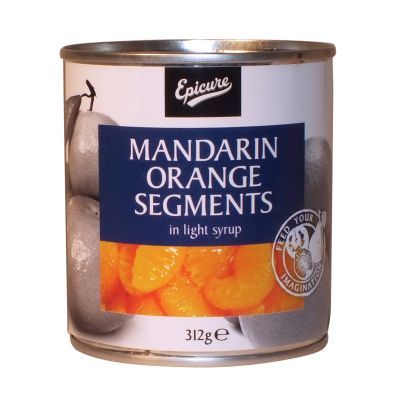 Epicure Mandarin Orange Segments in Light Syrup 312g