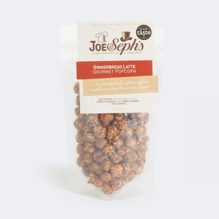 80g Joe & Sephs Gingerbread Latte Popcorn