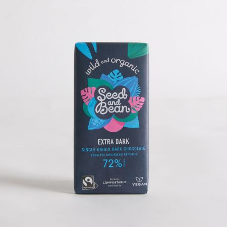 75g 72% Extra Dark Chocolate by Seed & Bean