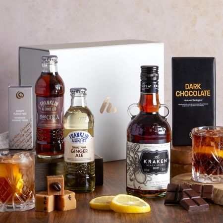 Main Spiced Rum & Chocolate Gift, a luxury gift hamper at hampers.com