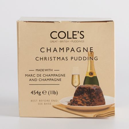 454g Champagne Christmas Pudding by Coles
