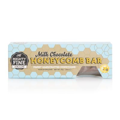 Mighty Fine Milk Chocolate Honeycomb Bar 30g