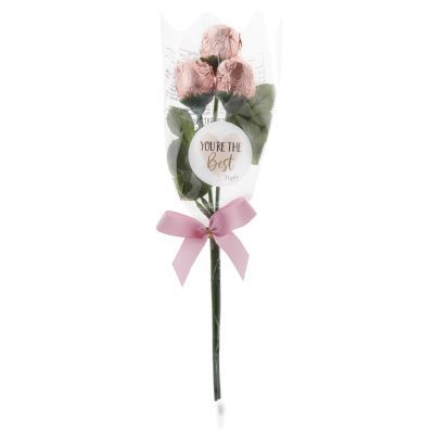 Chocolate Roses In Pink Foil (21g)