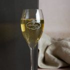 Close up of products in Grand Cru Champagne & Glasses Gift, a luxury gift hamper at hampers.com