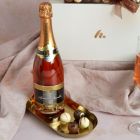 Champagne Rosé & Belgian Truffles Hamper