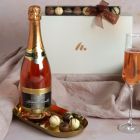 Mother's Day Champagne Rosé & Belgian Truffles