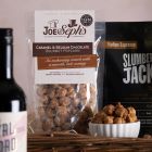 Close up of products in Food & Wine Lovers Gift, a luxury gift hamper at hampers.com