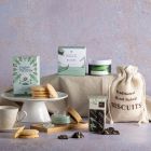 Close up of products in Relax & Unwind Hamper, a luxury gift hamper at hampers.com