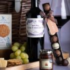 Close up of products in The Regency Hamper, a luxury gift hamper at hampers.com