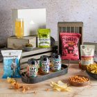 Close up of products in Craft Beer Hamper, a luxury gift hamper at hampers.com