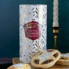 Close up of products in The White Christmas Hamper, a luxury Christmas gift hamper at hampers.com UK
