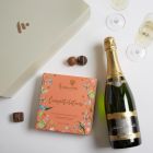 Congratulations Champagne & Chocolates Gift