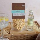 Close up of products in The Luxury Gin Hamper, a luxury gift hamper at hampers.com