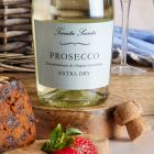 Close up of products in Afternoon Tea with Prosecco Hamper, a luxury gift hamper at hampers.com