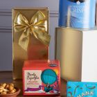 Close up of products in Thank You Hamper, a luxury gift hamper at hampers.com