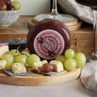 Close up of products in of Classic Red Wine & Cheese Gift Box, part of luxury gift hampers at hampers.com UK
