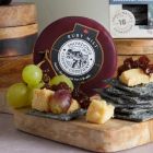Close up of products 2 in Classic Port & Cheese Hamper, a luxury gift hamper at hampers.com