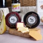 Close up of products 2 in Cheese and Wine hamper, a luxury gift hamper from hampers.com UK