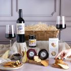 Main image 2 of Cheese and Wine hamper, a luxury gift hamper from hampers.com UK