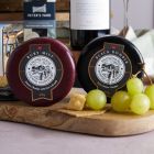 Close up of Wine, Cheese & Rillette Hamper, a luxury gift hamper at hampers.com UK