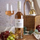 Close up of products 2 in White & Rosé Wine Duo, a luxury gift hamper at hampers.com