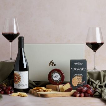 Father's Day Red Wine & Cheese Gift Box