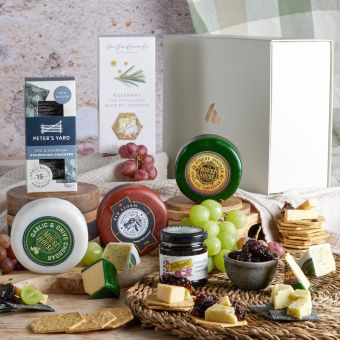 Main image of The Cheese Lovers Hamper, a luxury gift hampers from hampers.com UK